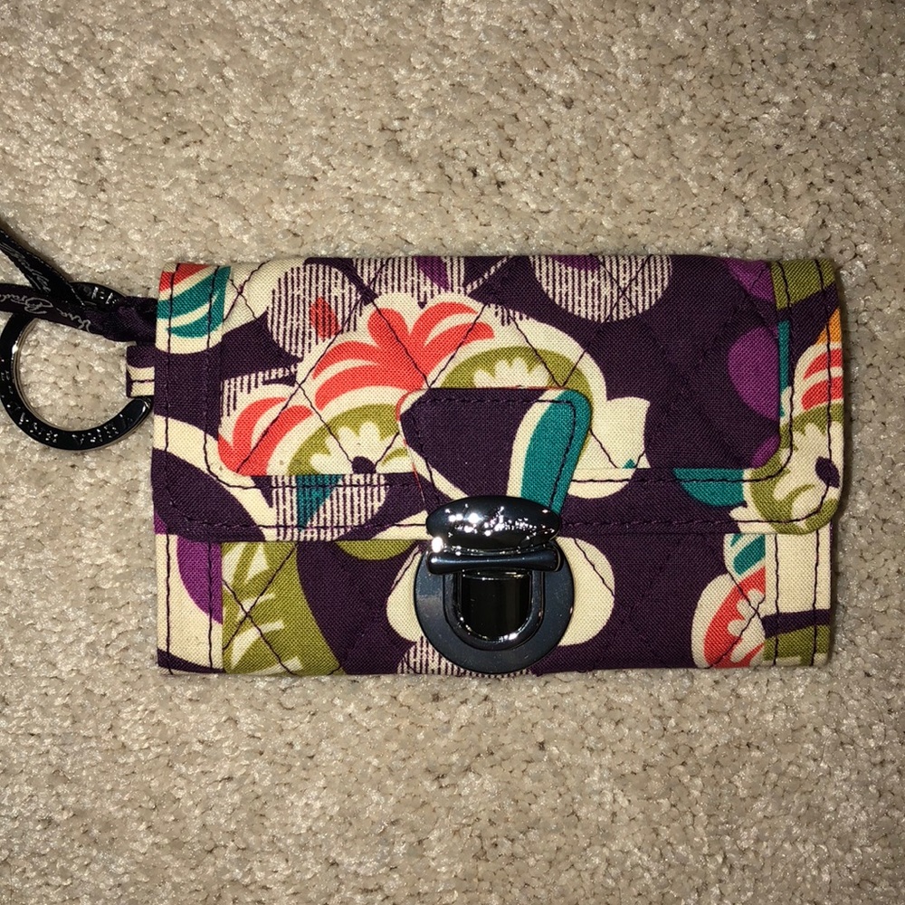 Vera Bradley keychain wallet